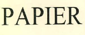 Papier Device mark 2833642 Trademark