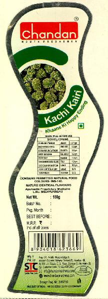 Chandan Mouth Freshener Kachi Kairi Device mark 2834096 Trademark