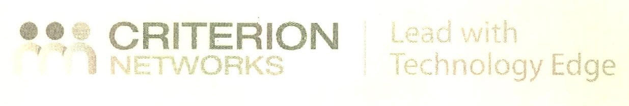 Criterion Networks Lead With Technology Edge Device mark 2753863 Trademark