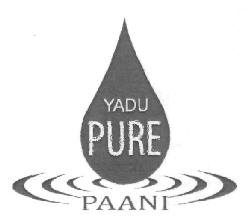 Yadu Pure Paani Device mark 2846295 Trademark