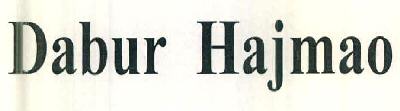 Dabur Hajmao Device mark 2869283 Trademark