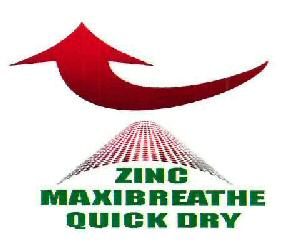 Zinc Maxibreathe Quick Dry Device mark 2887507 Trademark