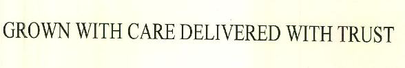Grown With Care Delivered With Trust Device mark 2888443 Trademark