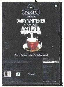 Param Dairy Whitener Acti Milk Device mark 2888525 Trademark