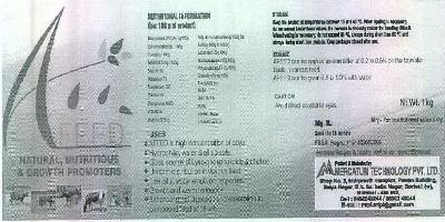 Afeed Natural, Nutritous & Growth Promoters Device mark 2891427 Trademark