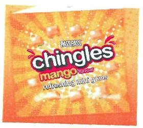 Pass Pass Chingles Mango Flavour Device mark 2891667 Trademark