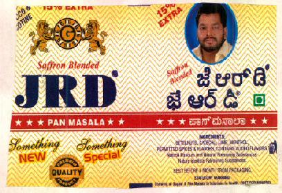 Jrd Pan Masala Device mark 2896421 Trademark