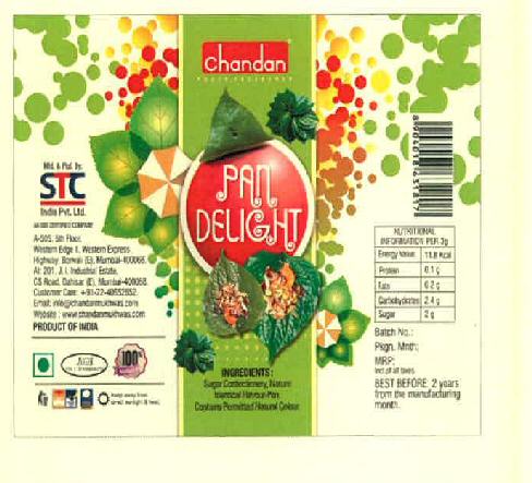 Chandan Pan Delight Device mark 2896950 Trademark