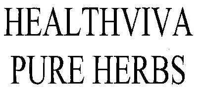 Healthviva Pure Herbs Device mark 2971190 Trademark