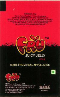 Fru Juicy Jelly Cola Device mark 2973783 Trademark