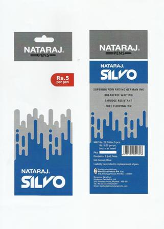Nataraj Silvo Pens Device mark 3028492 Trademark
