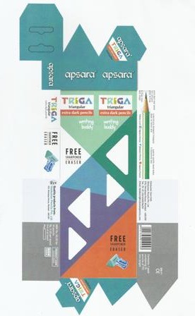 Apsara Triga Triangular Extra Dark Pencils Device mark 3038676 Trademark