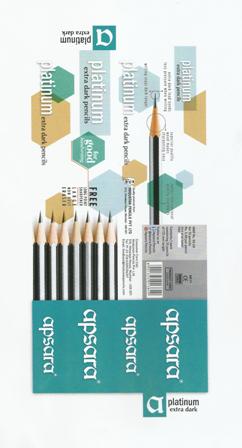 Apsara Platinum Extra Dark Pencils Device mark 3038684 Trademark