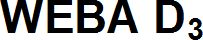 Weba D3 Device mark 3052156 Trademark