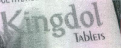 Kingdol Tablets Device mark 3080264 Trademark