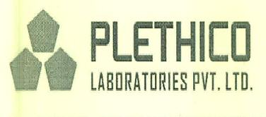 Plethico Laboratories Pvt. Ltd. Device mark 3087975 Trademark