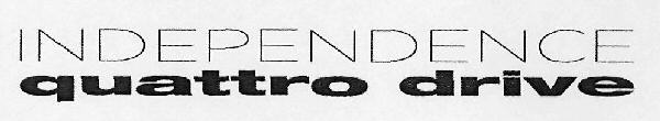 Independence Quattro Drive Device mark 3090726 Trademark