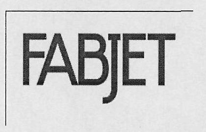 Fabjet Device mark 3098599 Trademark
