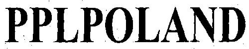 Pplpoland Device mark 3099093 Trademark