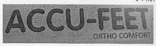 Accu-feet Ortho Comfort Device mark 3106382 Trademark