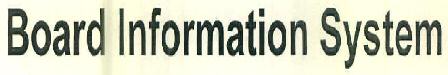 Board Information System Device mark 3124315 Trademark