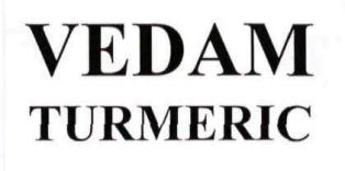 Vedam Turmeric Device mark 3126244 Trademark