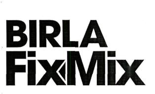 Birla Fixmix (label) Device mark 3127922 Trademark