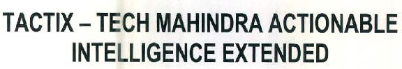Tactix - Tech Mahindra Actionable Intelligence Extended Device mark 3129736 Trademark