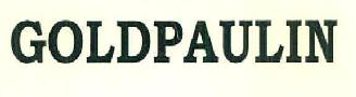 Goldpaulin Device mark 3134807 Trademark