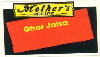 Mother's Recipe Ghar Jaisa Device mark 3137458 Trademark