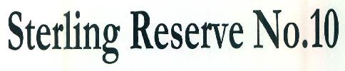 Sterling Reserve No.10 Device mark 3144828 Trademark