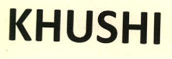 Khushi Device mark 3144931 Trademark