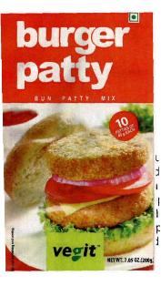 Burger Patty (label) Device mark 3145265 Trademark