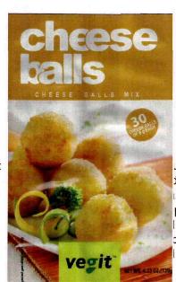 Cheese Balls (label) Device mark 3145273 Trademark