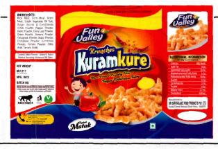 Krunches Kuramkure (label) Device mark 3150102 Trademark