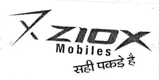 Ziox Mobiles Device mark 3152760 Trademark
