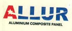 Allur Aluminium Composite Panel Device mark 3153746 Trademark
