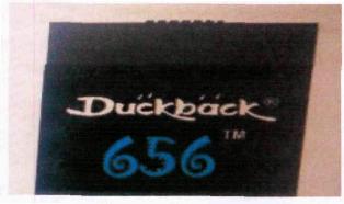 Duckback 656 (label) Device mark 3155582 Trademark