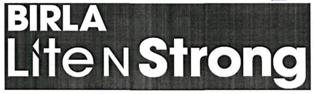 Birla Lite N Strong (label) Device mark 3160431 Trademark