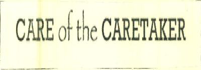 Care Of The Caretaker Device mark 3168750 Trademark