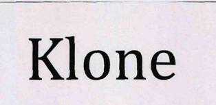 Klone (label) Device mark 3168889 Trademark