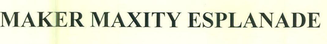 Maker Maxity Esplanade Device mark 3177242 Trademark