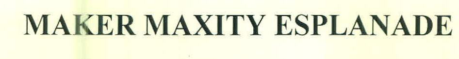 Maker Maxity Esplanade Device mark 3177243 Trademark