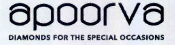Apoorva Diamonds For The Special Occasions Device mark 3177627 Trademark