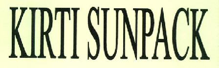 Kirti Sunpack Device mark 3180074 Trademark