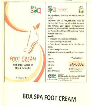 Bda Spa Foot Cream Device mark 3184045 Trademark