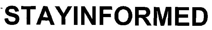 Stayinformed Device mark 3187890 Trademark