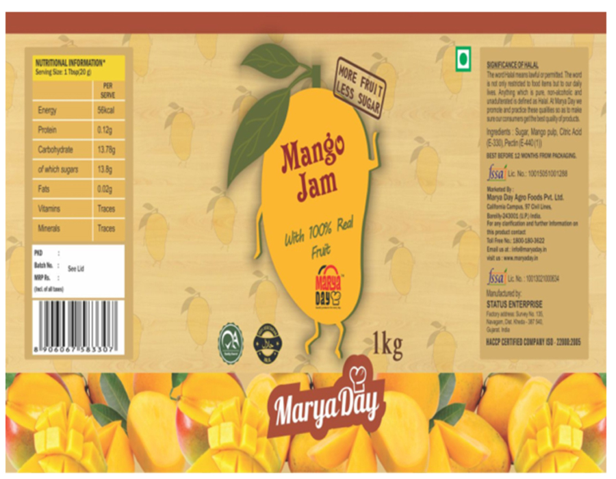 Marya Day Mango Jam Device mark 3191990 Trademark