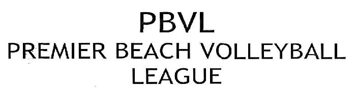Pbvl Premier Beach Volleyball League Device mark 3193254 Trademark
