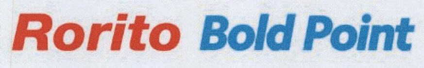 Rorito Bold Point Device mark 3195802 Trademark